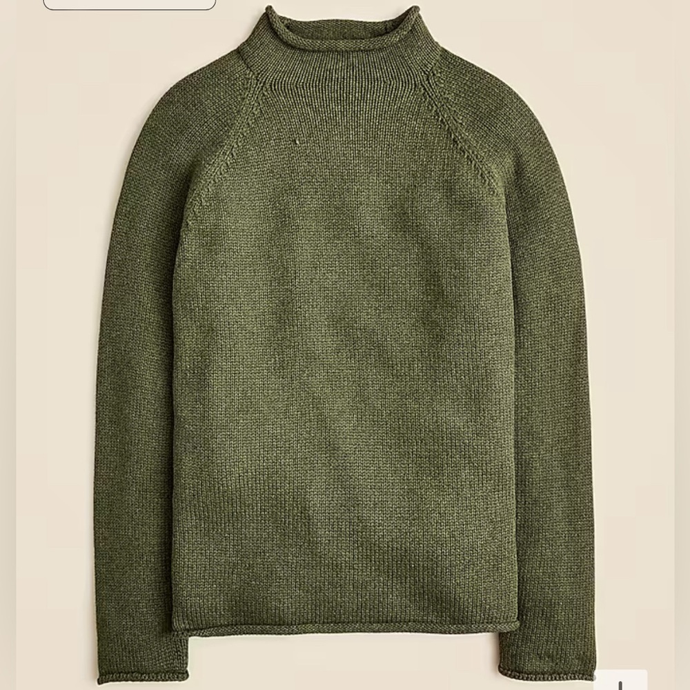 J. Crew 1988 Rollneck Sweater in Cotton XXS